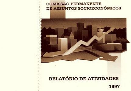 Capa do Relatório de Atividades de 1997.
